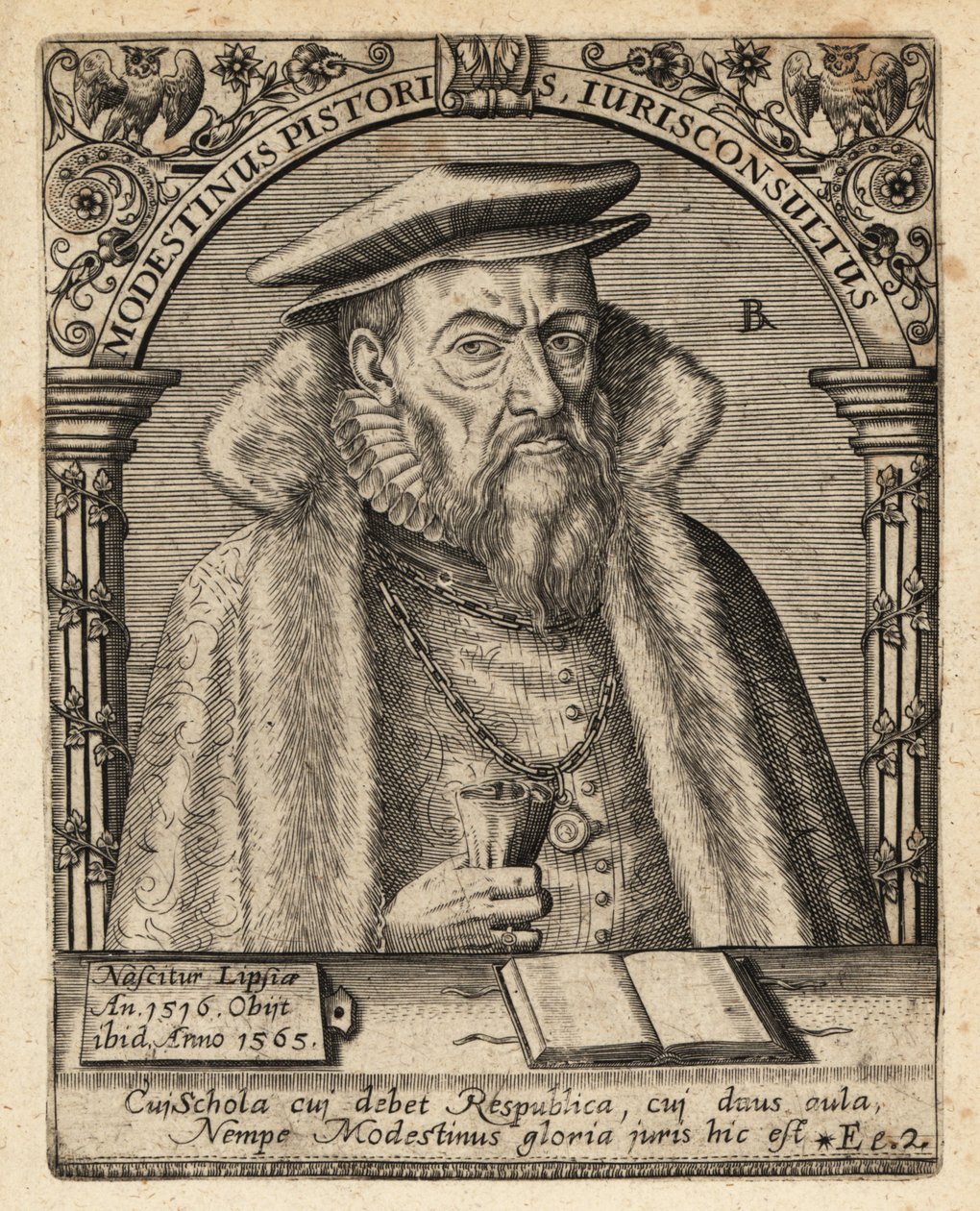 Modestinus Pistoris de Theodore de Bry