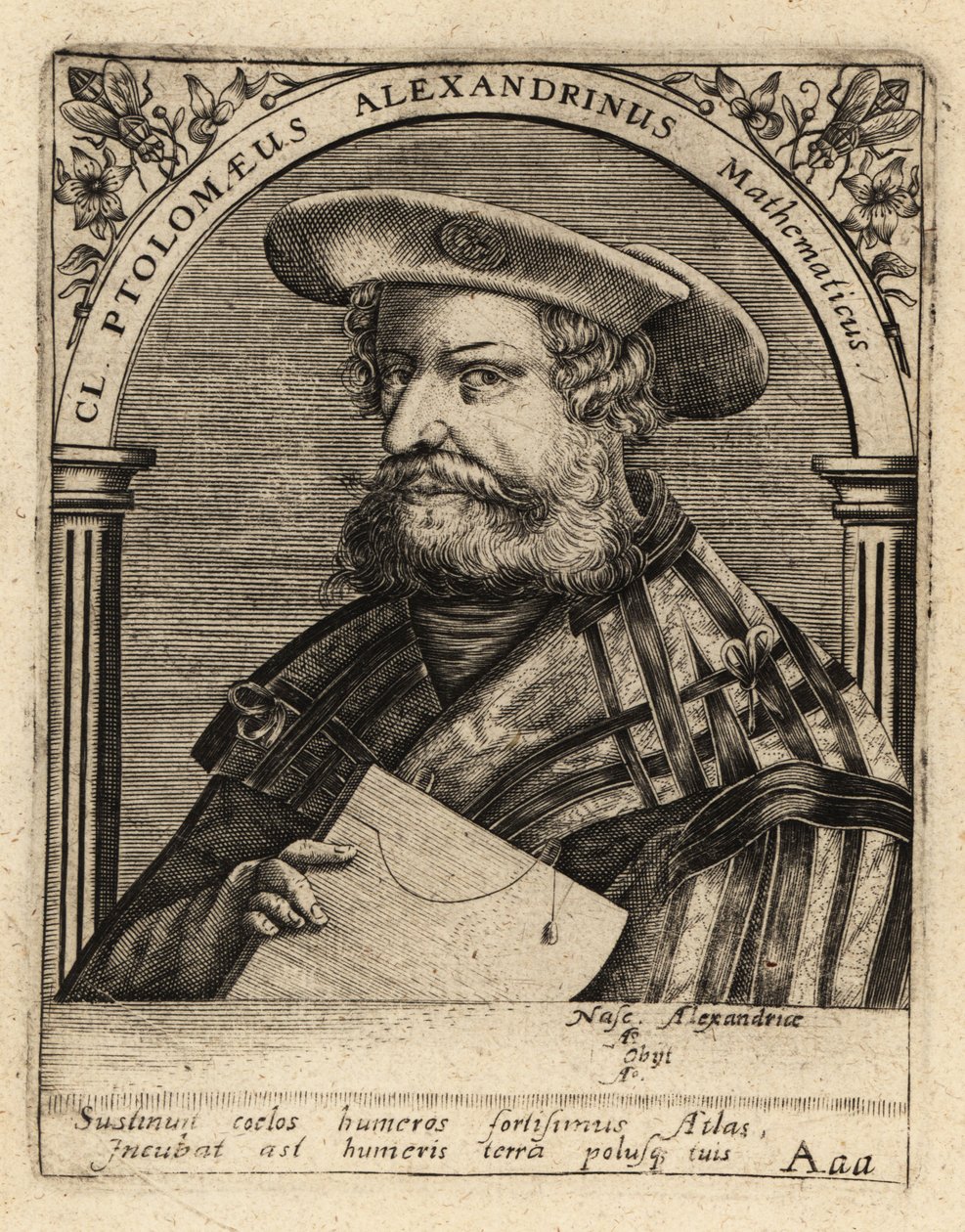 Nicolaus Germanus, cartógrafo alemão. de Theodore de Bry