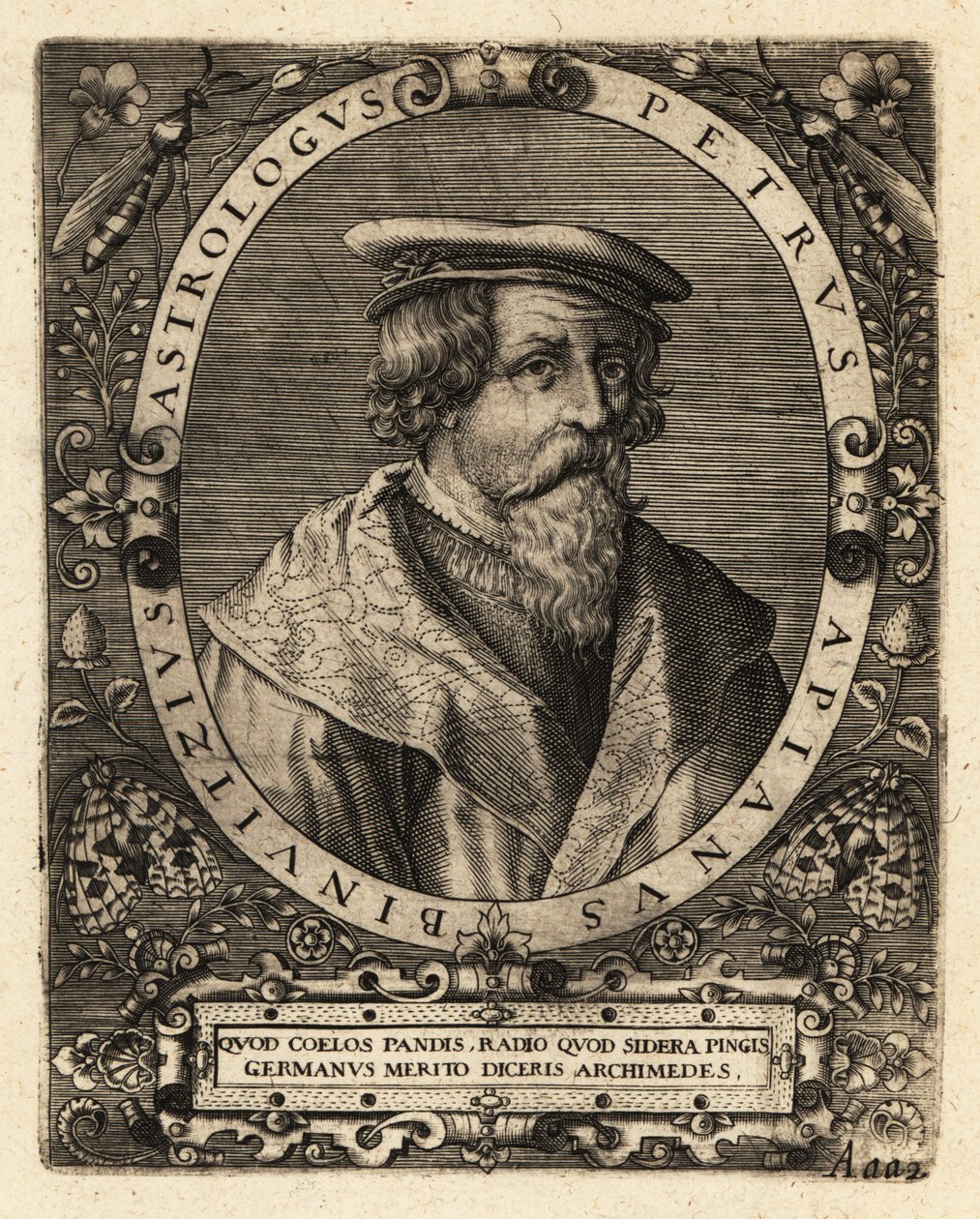 Peter Apian, astrónomo alemão. de Theodore de Bry