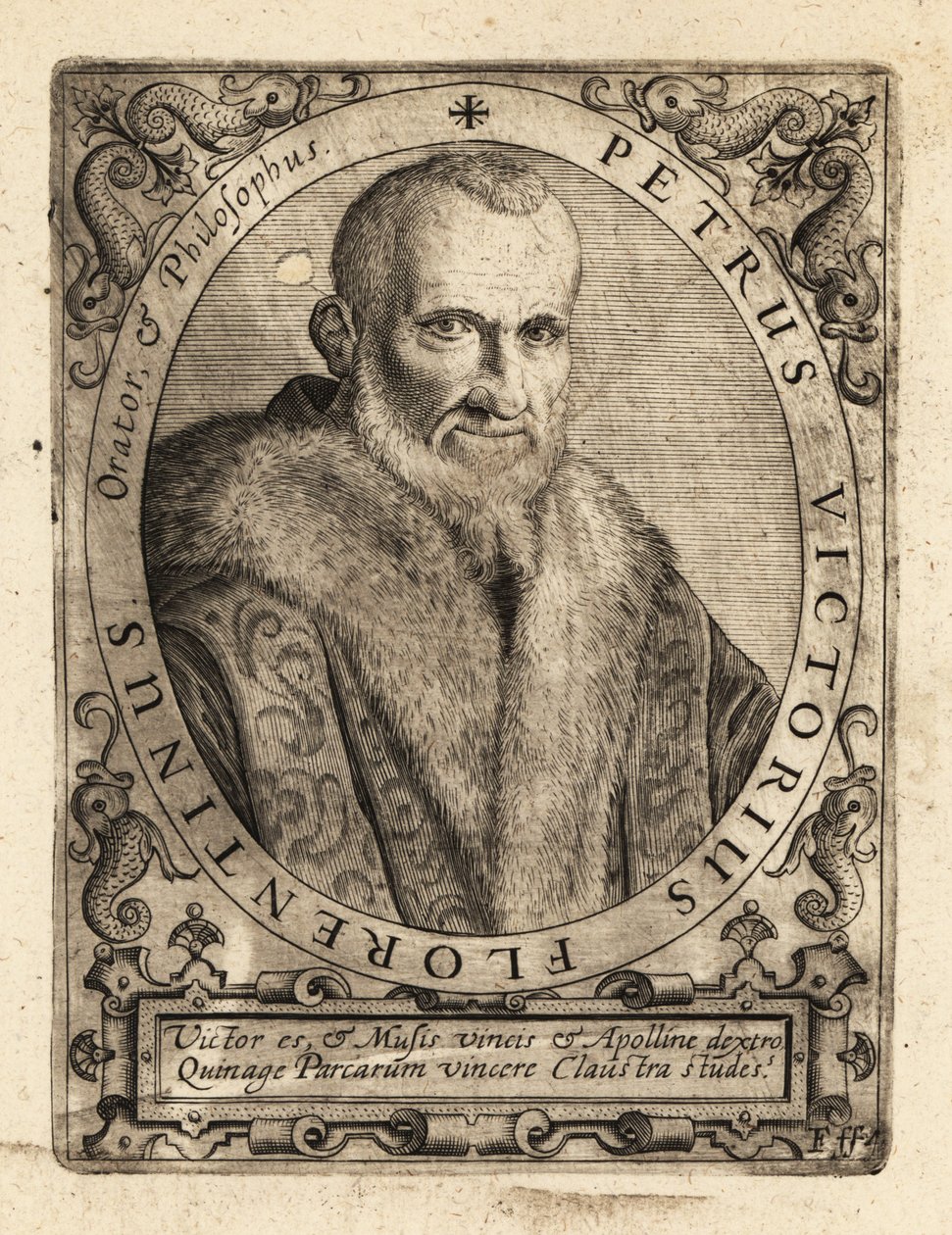 Piero Vettori, escritor italiano. de Theodore de Bry