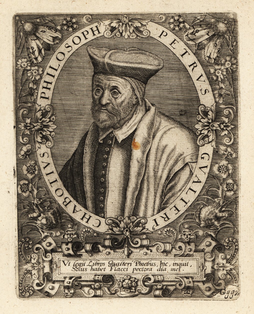 Pierre Gautier Chabot, escritor humanista francês. de Theodore de Bry