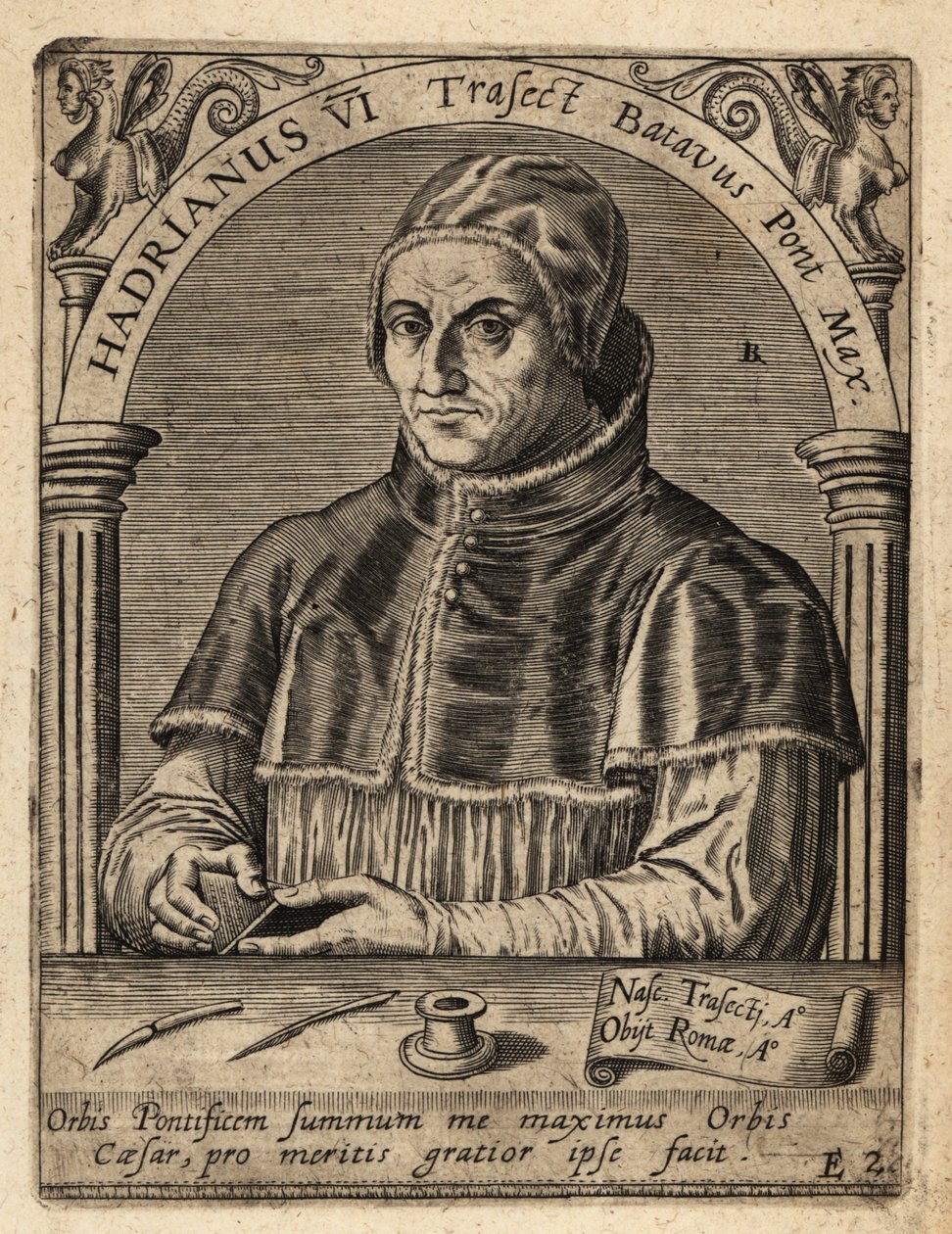 Papa Adrian VI de Theodore de Bry