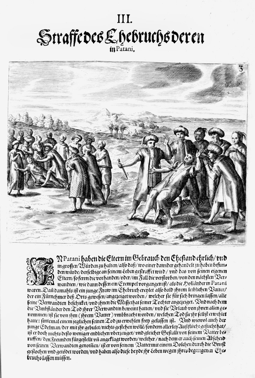 Definindo uma pontuação, 1606 de Theodore de Bry