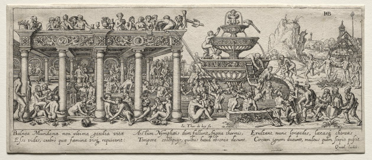 A fonte da juventude. de Theodore de Bry