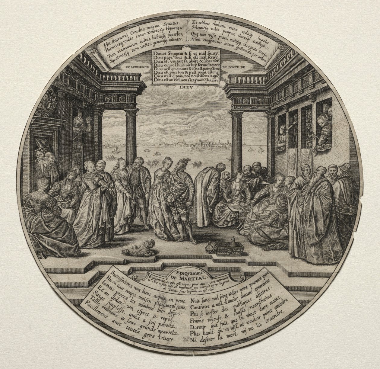 O baile veneziano. de Theodore de Bry