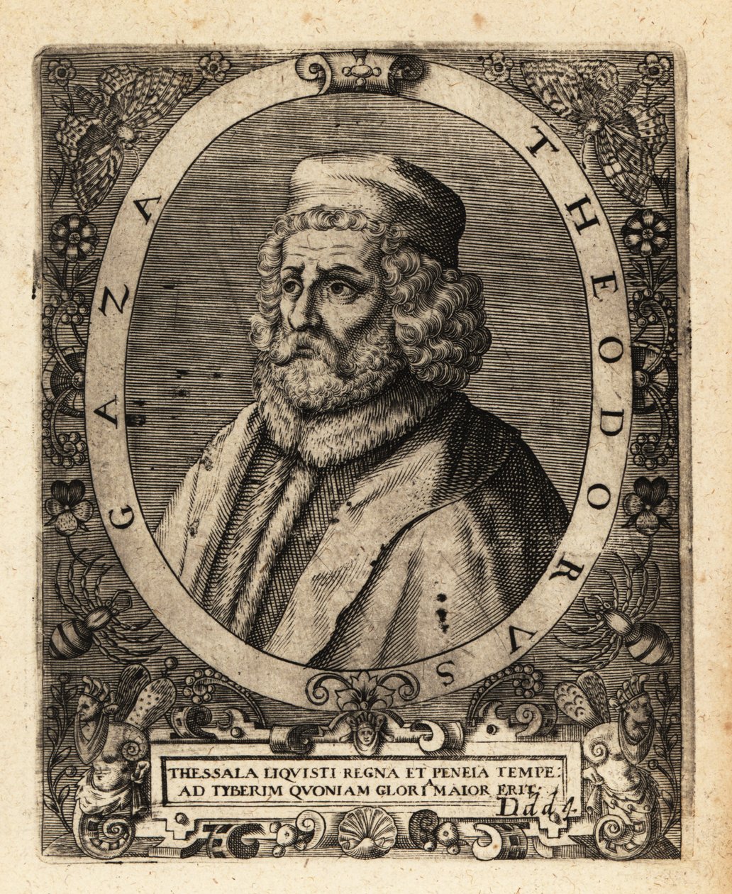 Theodore Gazis, humanista grego. de Theodore de Bry
