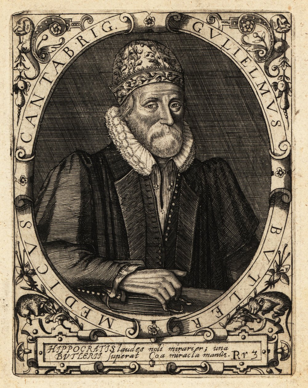 William Butler, acadêmico inglês de Theodore de Bry