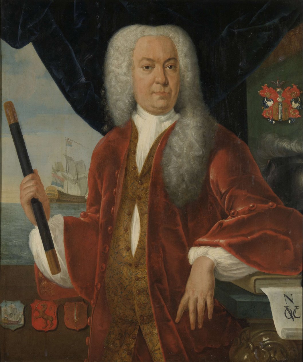 Adriaan Valckenier (1695-1751). Governador Geral (1737-41) de Theodorus Justinus Rheen
