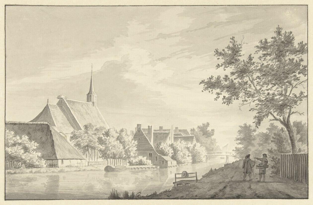 A aldeia de Molenaarsgraaf de Theodorus Cornelis Schutter