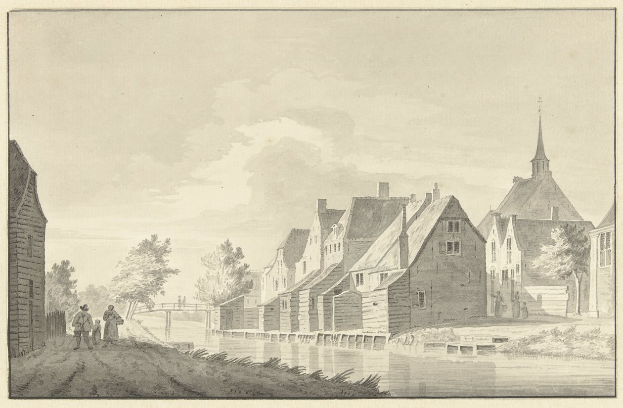 A aldeia de Molenaarsgraaf de Theodorus Cornelis Schutter