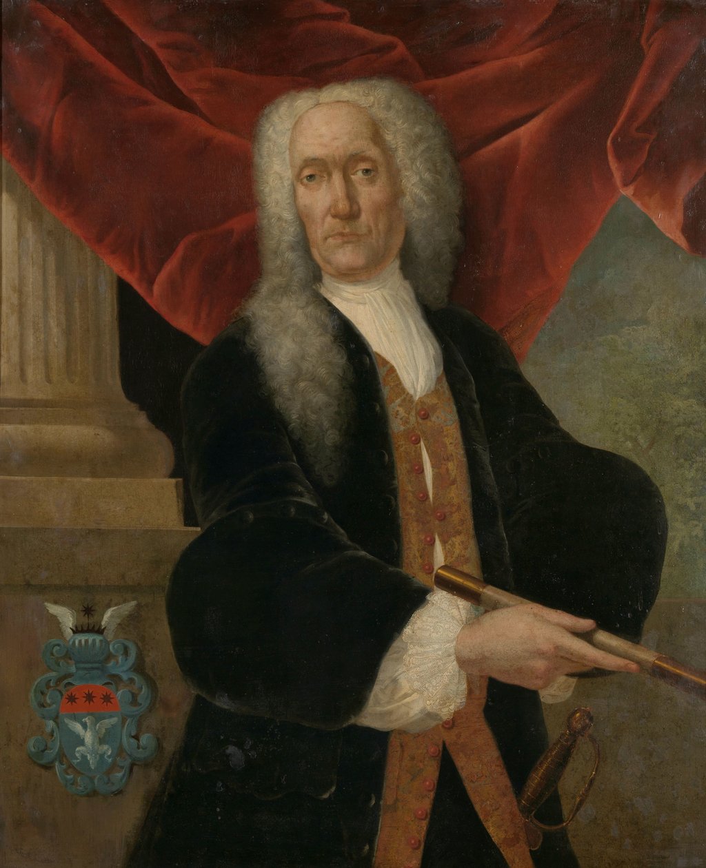 Abraham Patras (1735-1737)
Retrato de Abraham Patras, Governador-Geral da Companhia Holandesa das Índias Orientais de Theodorus Justinus Rheen