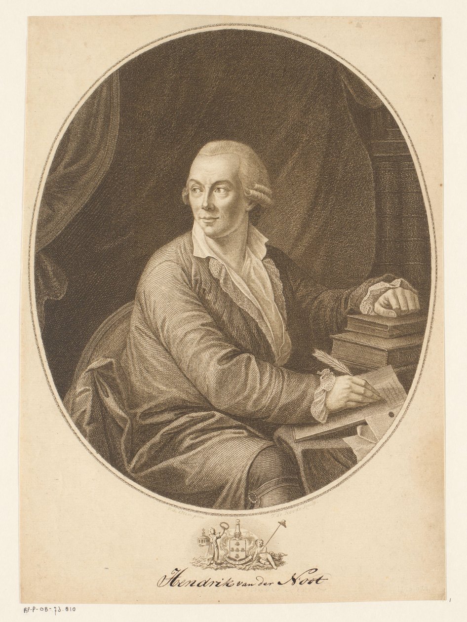 Retrato de Hendrik Karel Nicolaas van der Noot de Theodorus de Roode