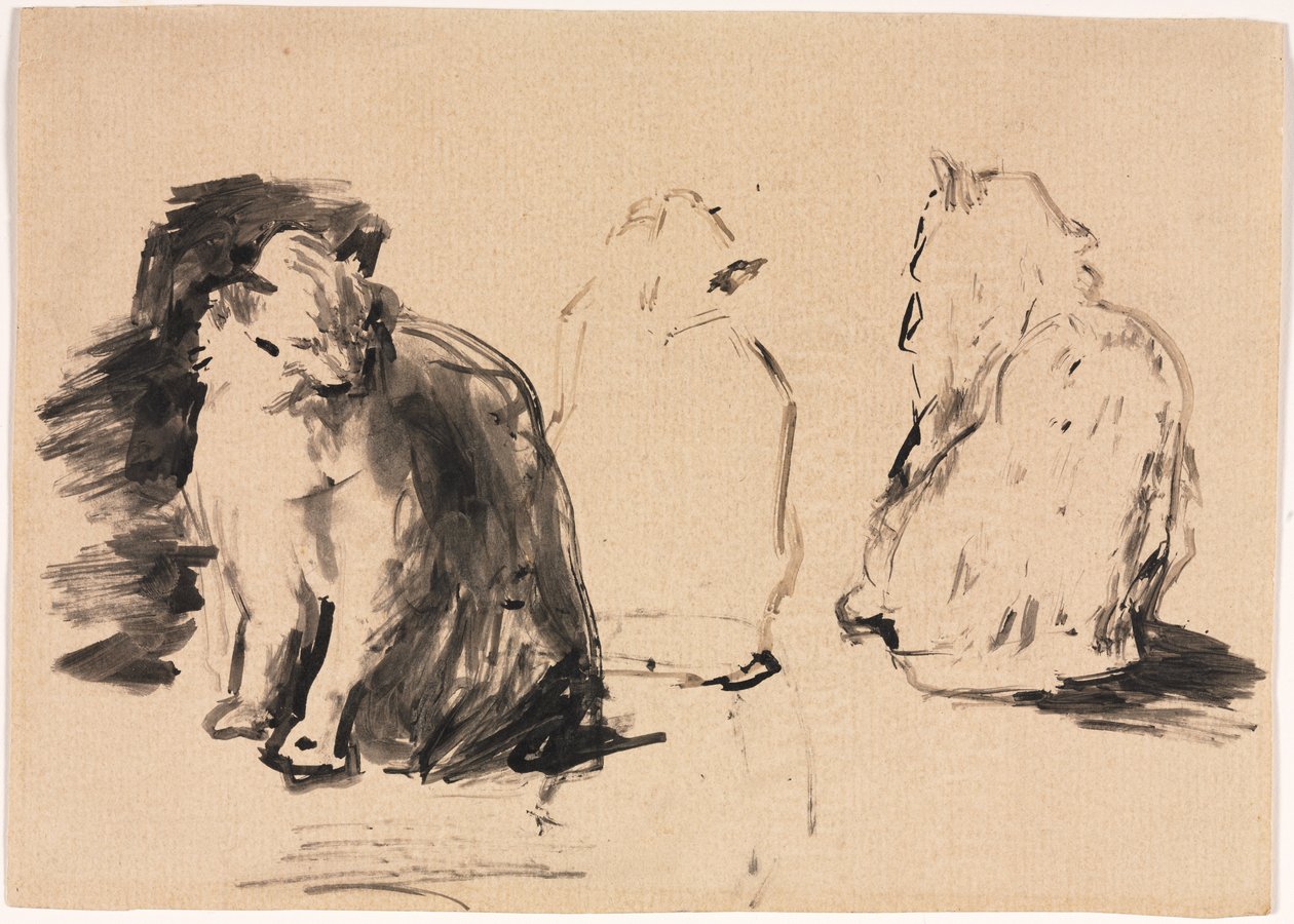 Gatos (reto) de Theodule Ribot