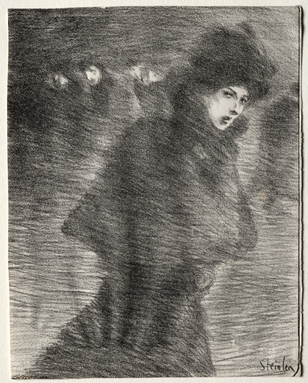 Uma mulher de passagem de Théophile Alexandre Steinlen