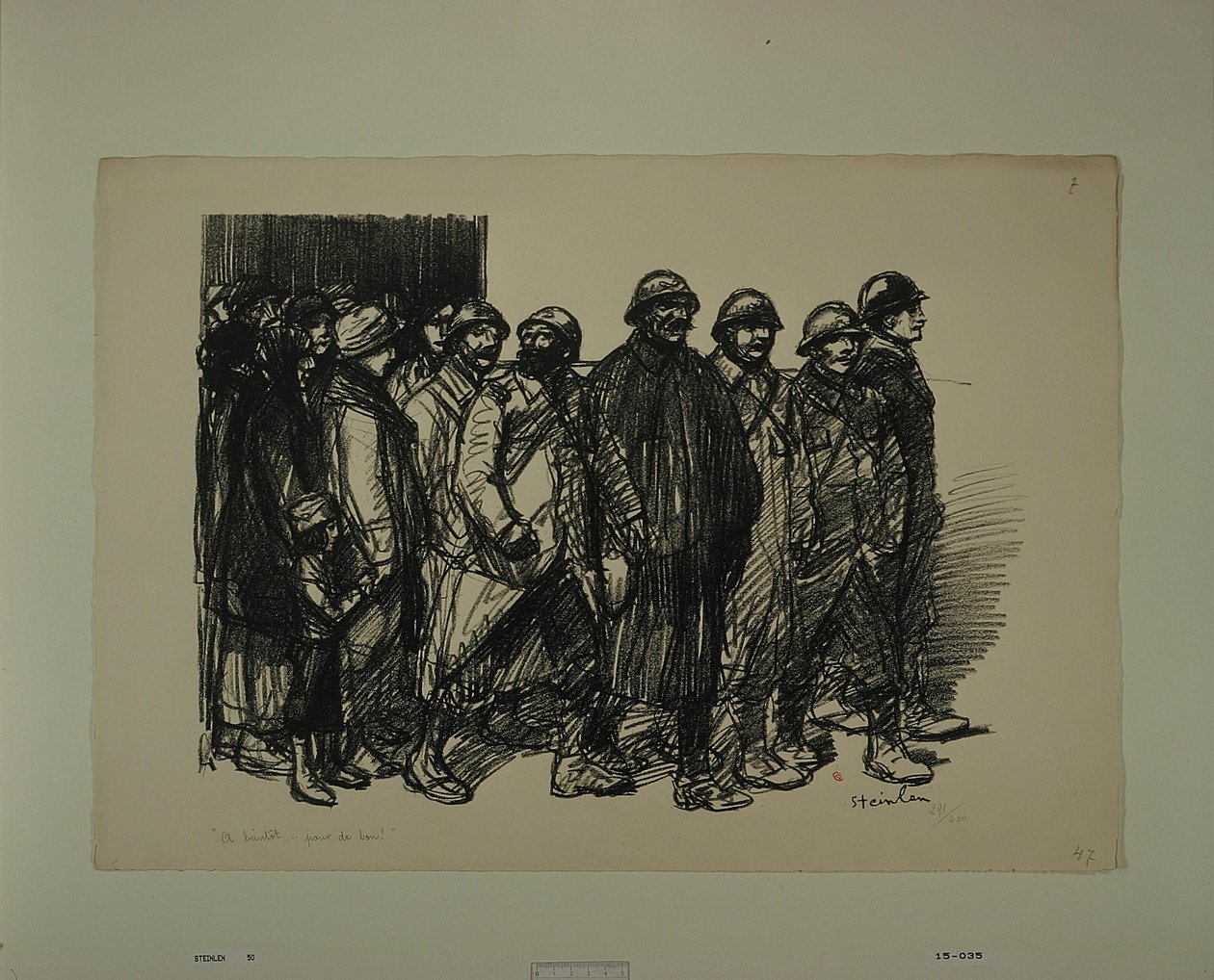 [Até breve ... para sempre] de Théophile Alexandre Steinlen