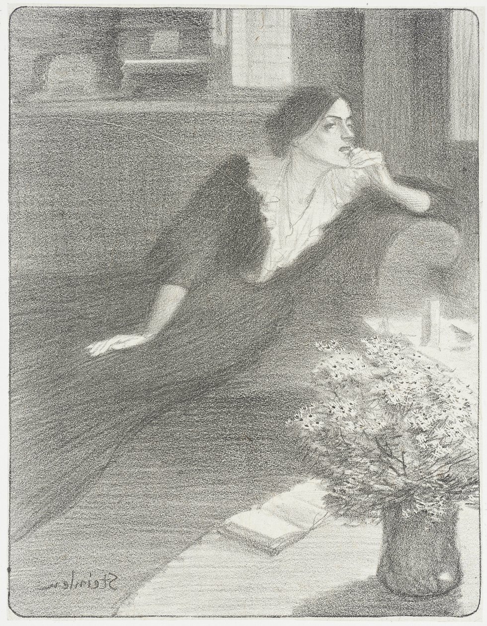 Canção crepuscular de Théophile Alexandre Steinlen
