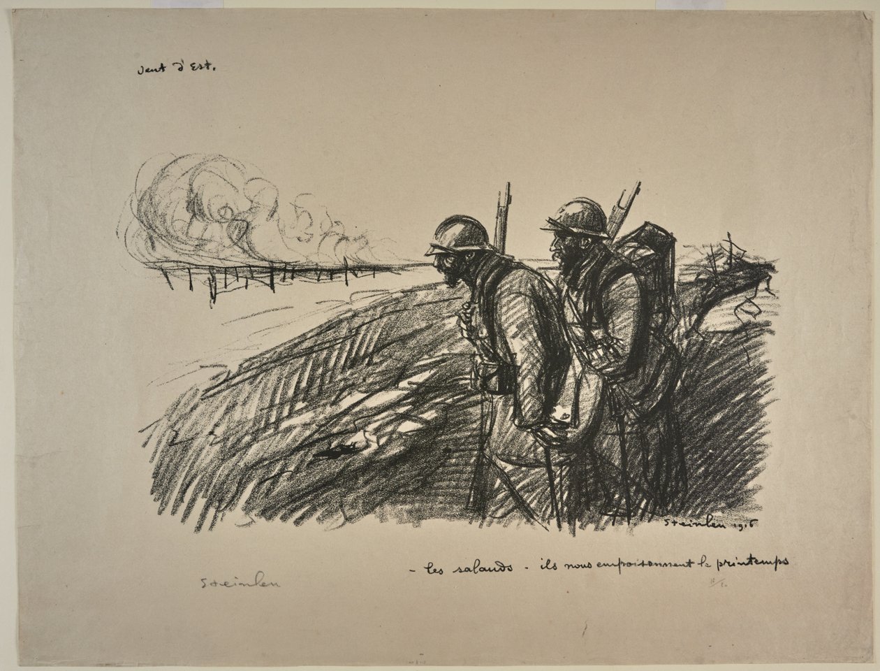Vento de leste de Théophile Alexandre Steinlen