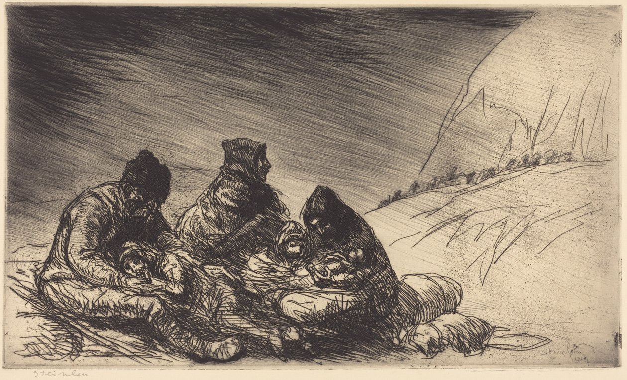 Êxodo de Théophile Alexandre Steinlen