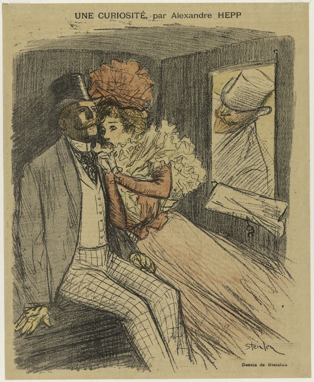 Gil Blas Illustré: Uma curiosidade, por Alexandre Hepp de Théophile Alexandre Steinlen