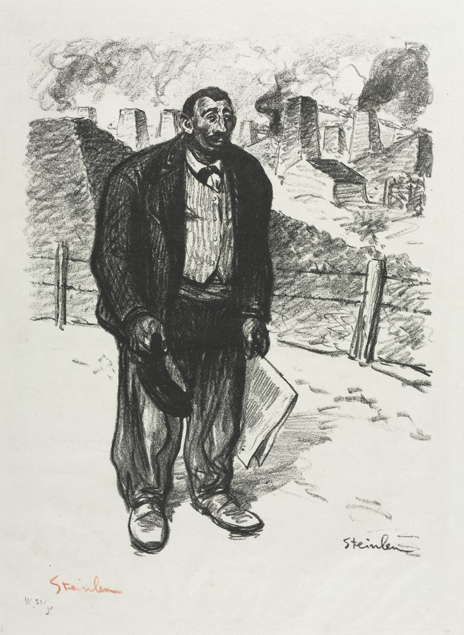 O trabalhador honesto de Théophile Alexandre Steinlen