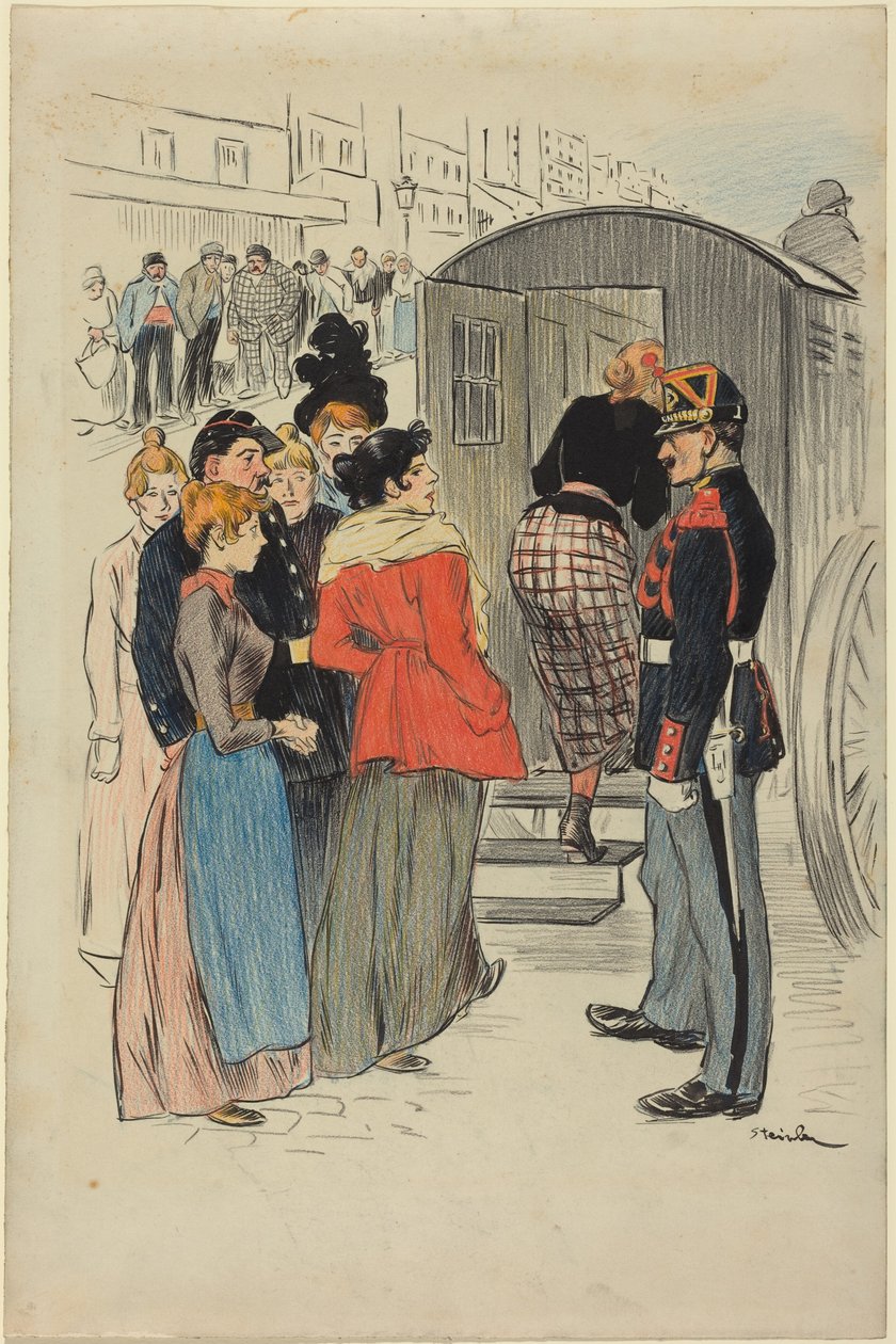 A rusga de Théophile Alexandre Steinlen