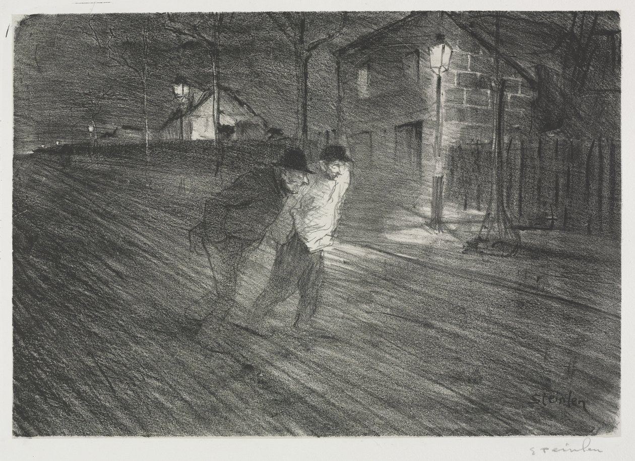 Rue Caulaincourt de Théophile Alexandre Steinlen