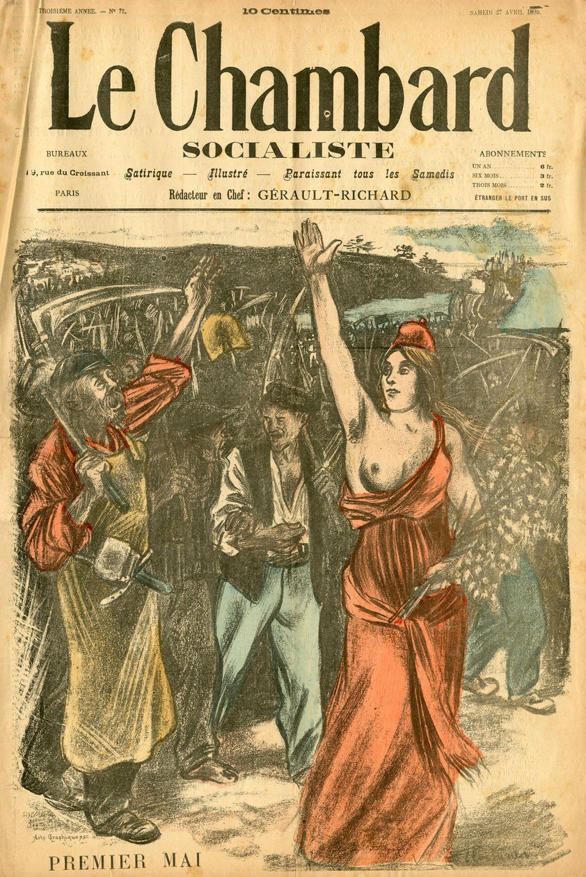 Le Chambard socialiste, número 72, Satirique en Couleurs de Théophile Alexandre Steinlen