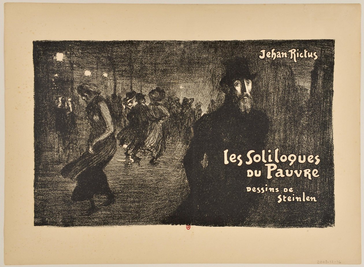 [Os solilóquios do pobre] de Théophile Alexandre Steinlen
