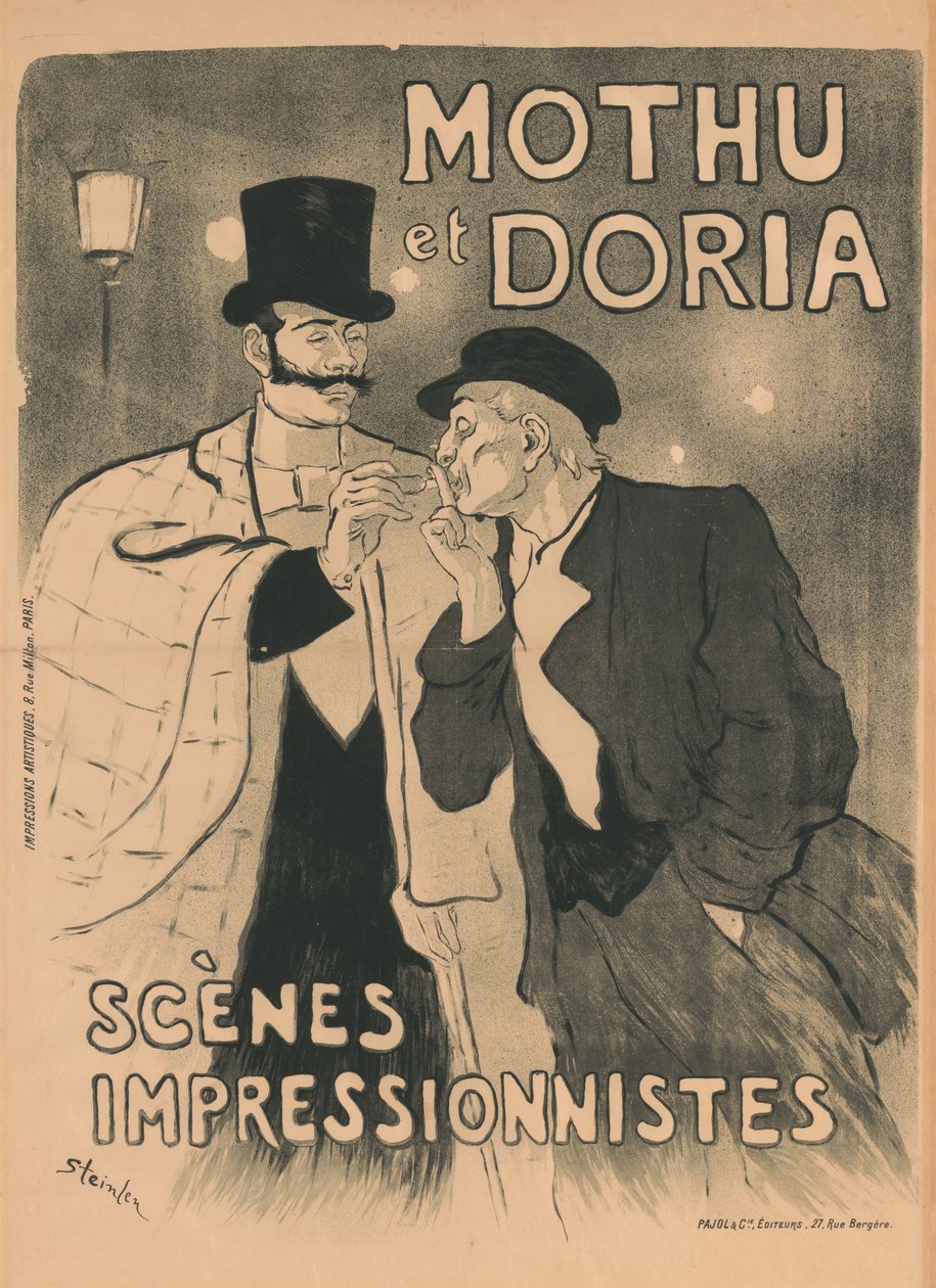 Mothu e Doria de Théophile Alexandre Steinlen