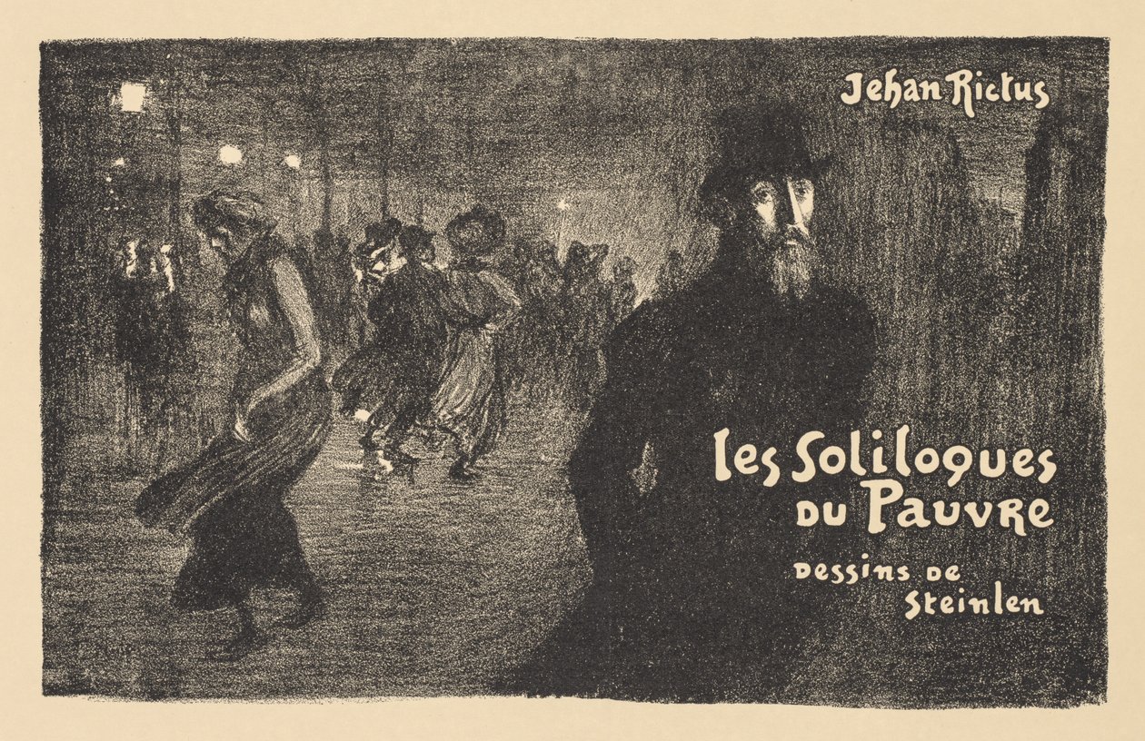 Paris à noite de Théophile Alexandre Steinlen
