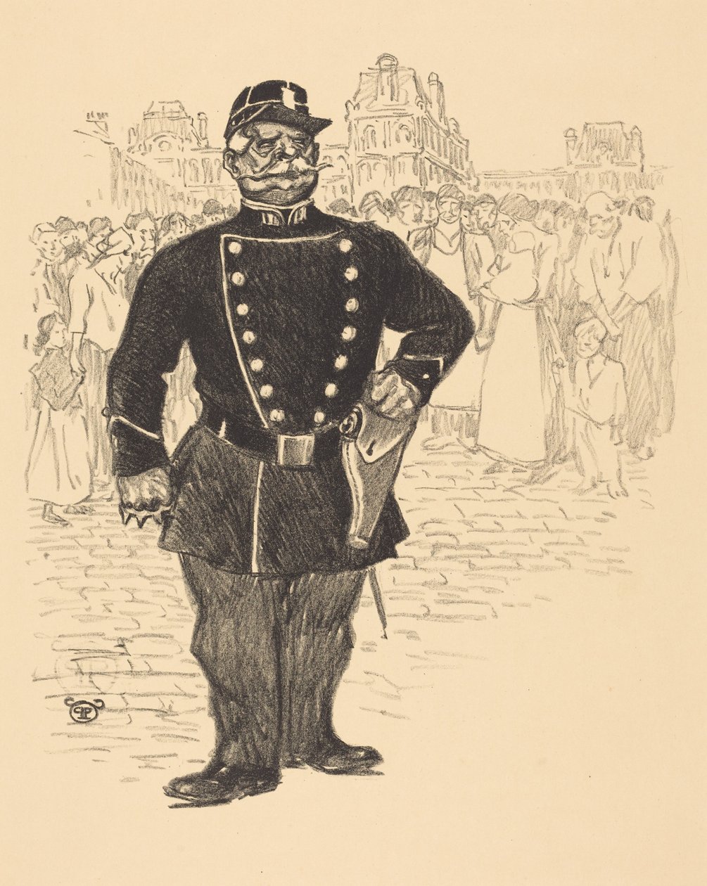 Paz nas ruas de Théophile Alexandre Steinlen