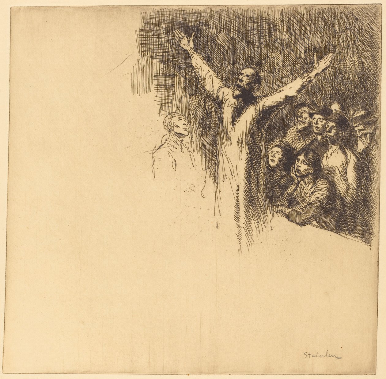 Profeta (Le profeta) de Théophile Alexandre Steinlen