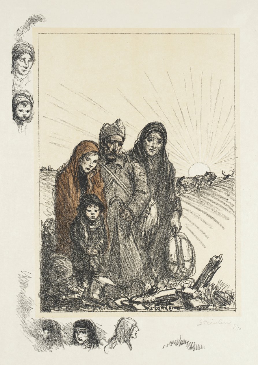 Regresso ao lar de Théophile Alexandre Steinlen