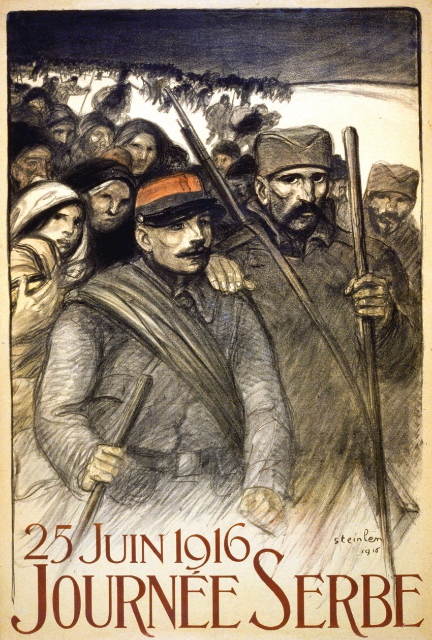 Dia da Sérvia, 25 de junho de Théophile Alexandre Steinlen