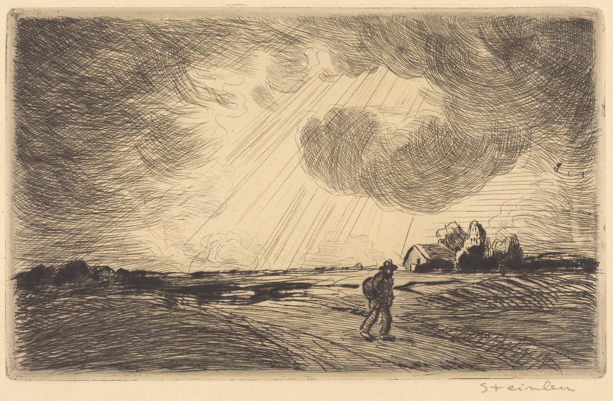 Trovoada de Théophile Alexandre Steinlen