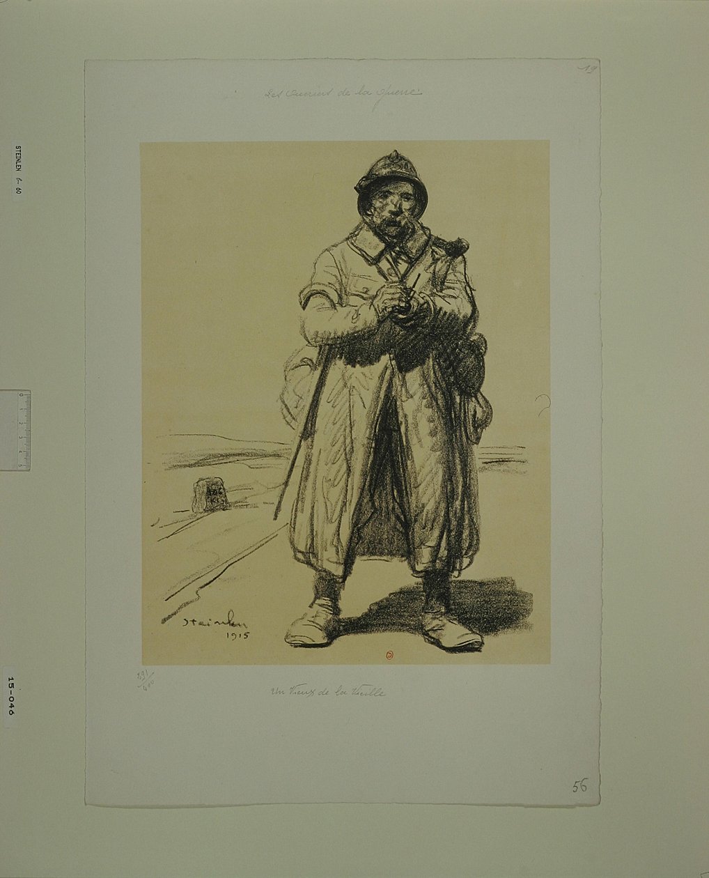 Um velho veterano (prova b) de Théophile Alexandre Steinlen