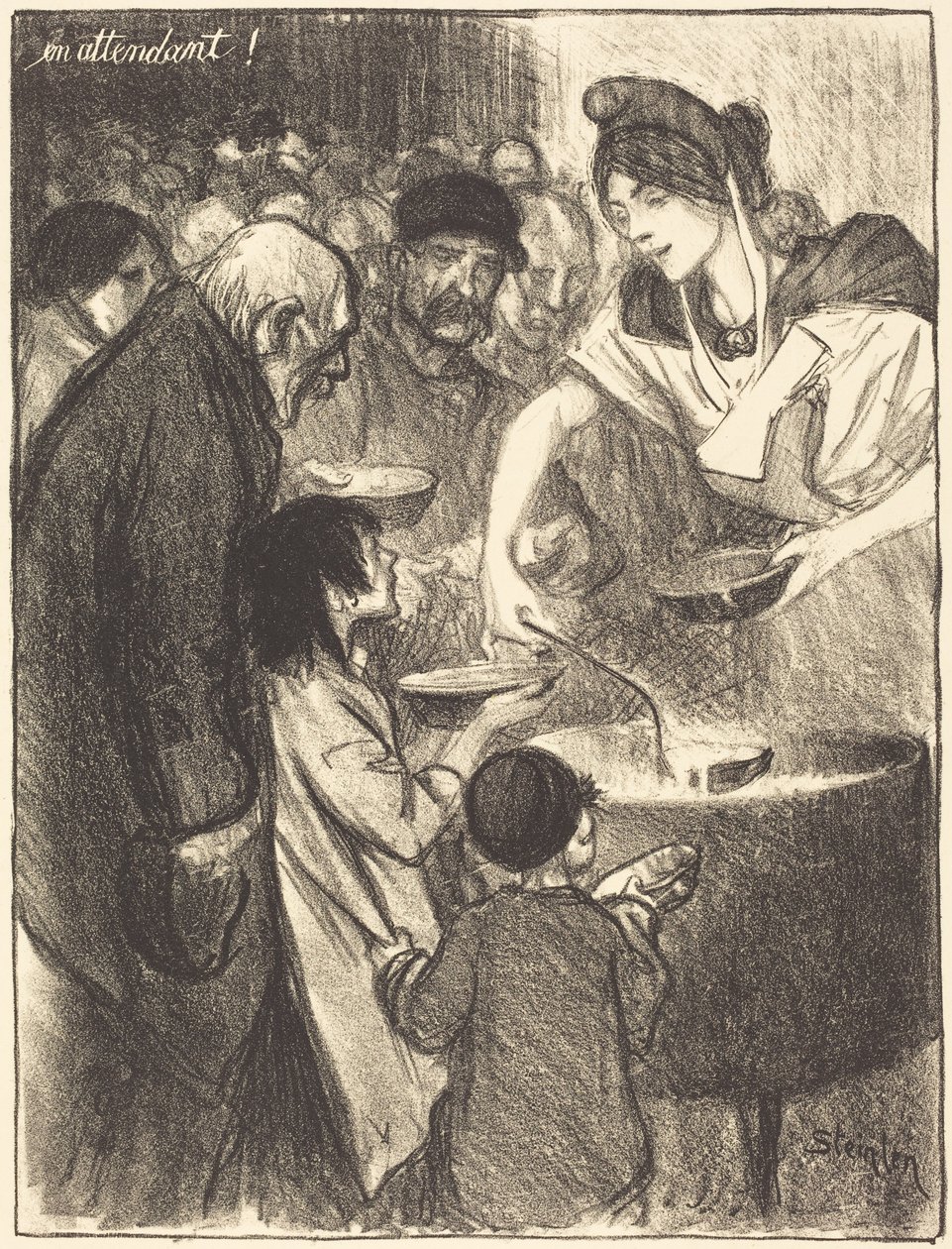 À espera de Théophile Alexandre Steinlen