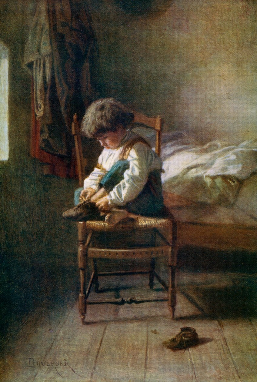 Sozinho, século XIX, 1912. de Theophile Emmanuel Duverger