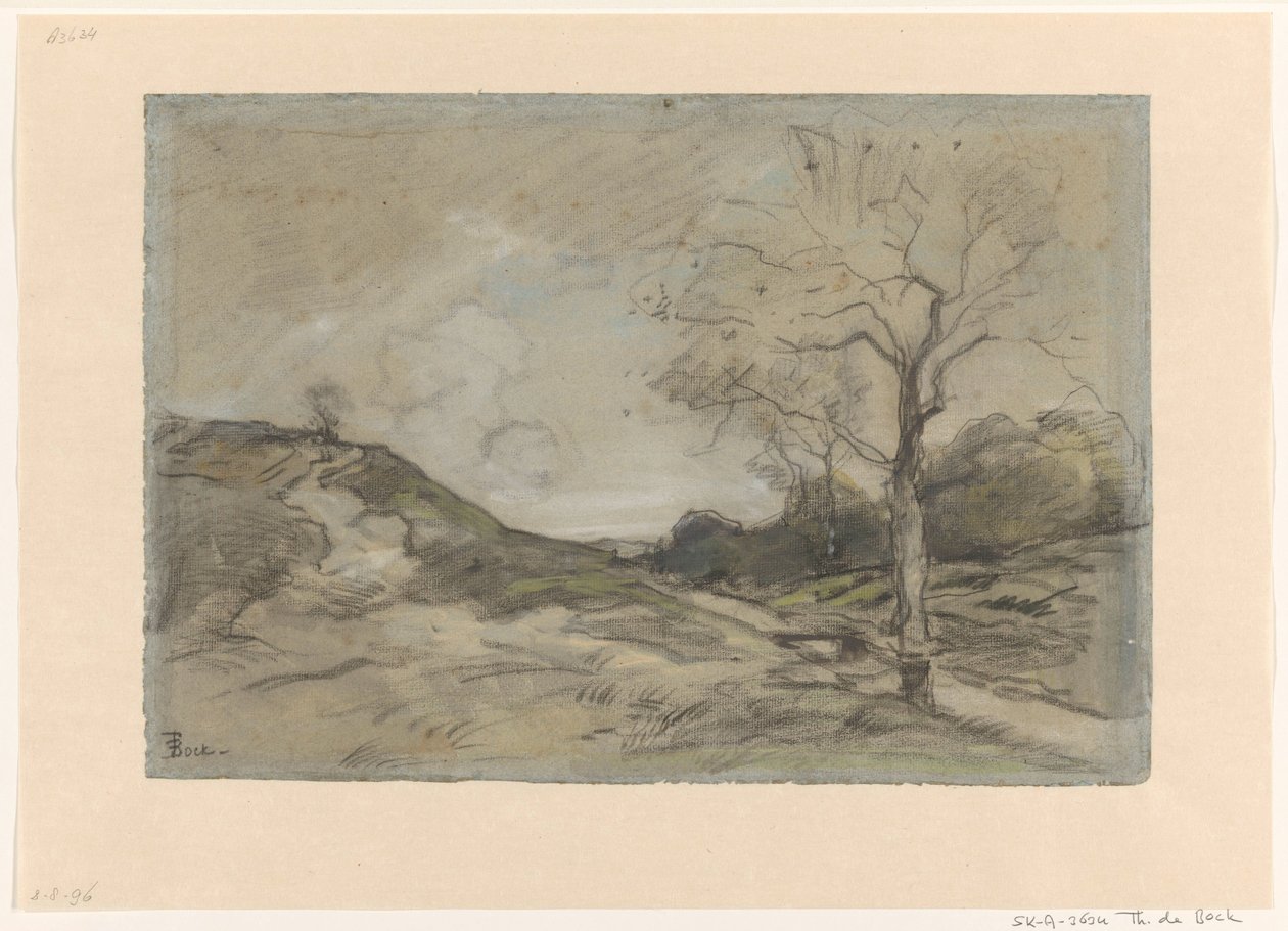 Paisagem dunar de Theophile de Bock