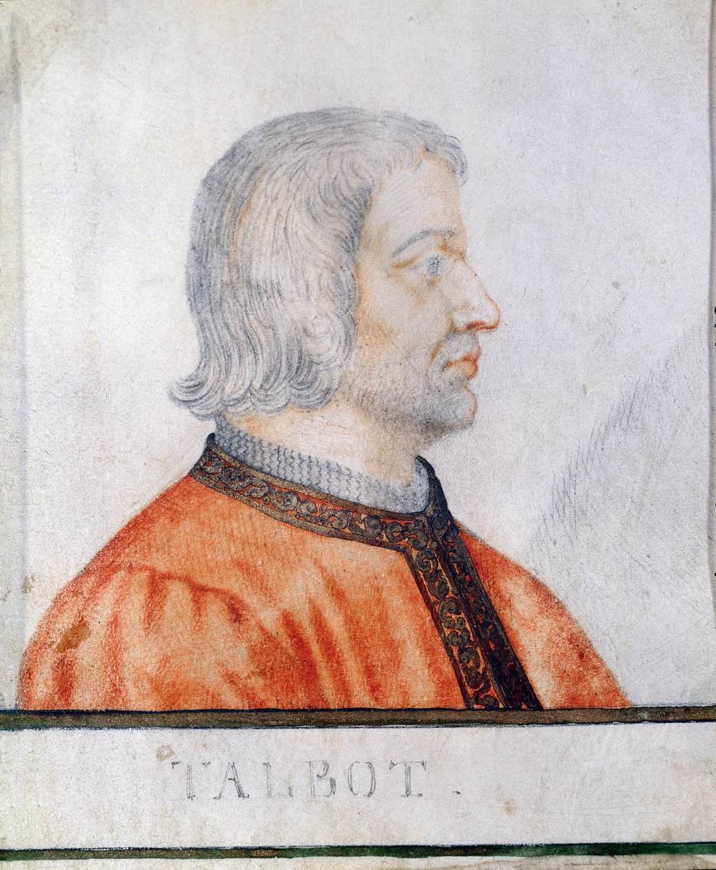 John Talbot (1388-1453) 1º Conde de Shrewsbury (wc no papel) de Thierry Bellange
