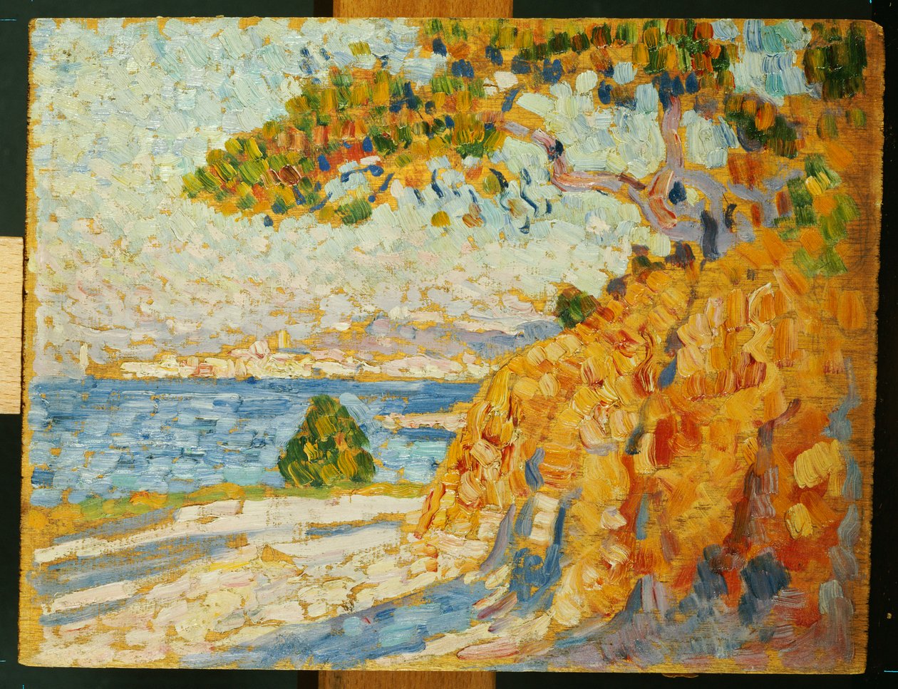 Campo ao meio-dia, 1895 de Théo van Rysselberghe