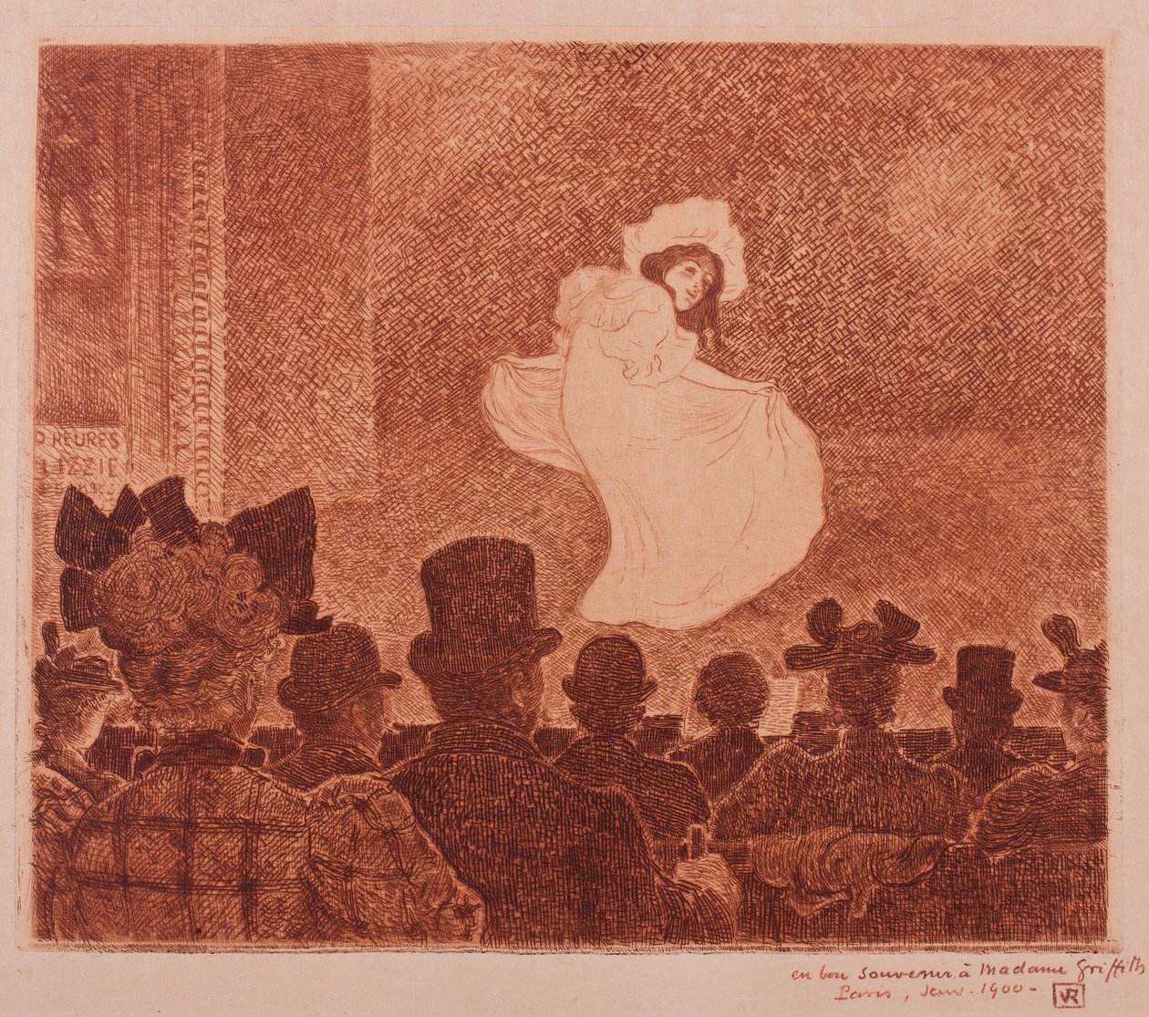 O Café Concerto, 1896 de Théo van Rysselberghe
