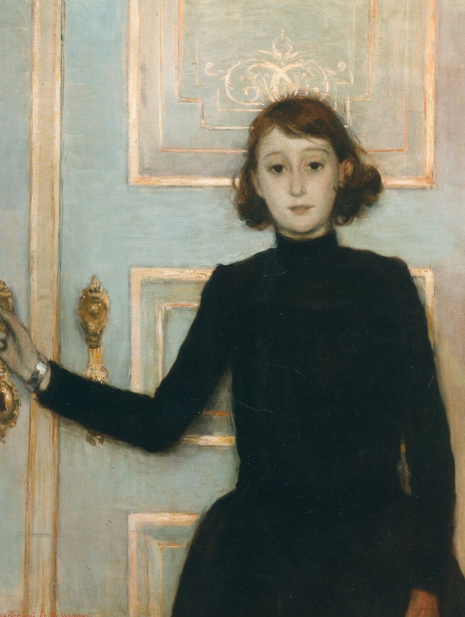 Retrato de Marguerite van Mons, 1886. de Théo van Rysselberghe