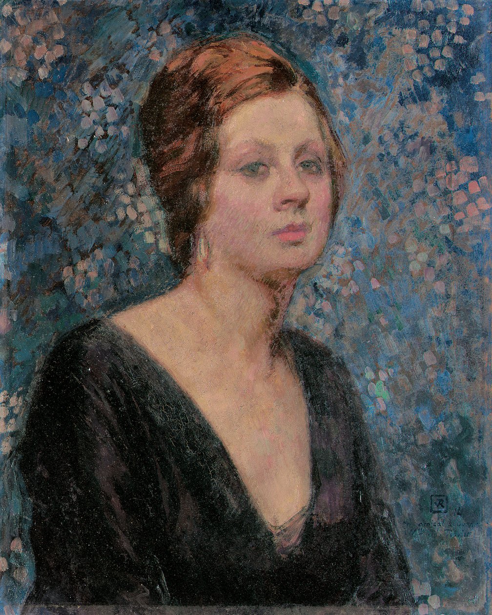 Retrato de Valentine Tessier, 1914 de Théo van Rysselberghe