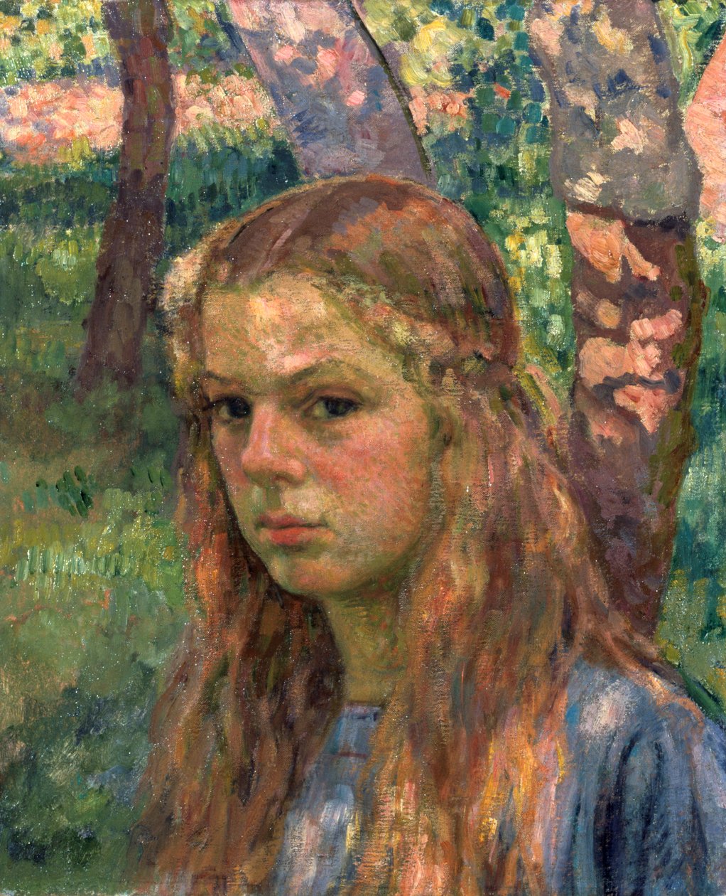 Retrato de uma menina, do século XX. de Théo van Rysselberghe
