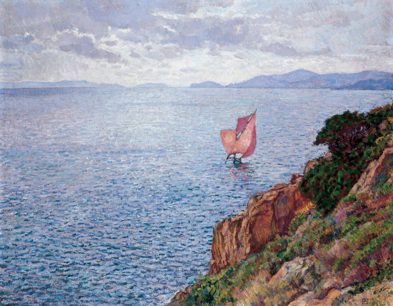 A Vela Vermelha de Théo van Rysselberghe