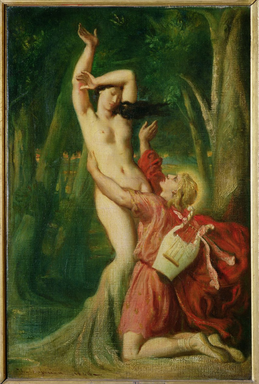Apolo e Daphne, c.1845 de Théodore Chassériau