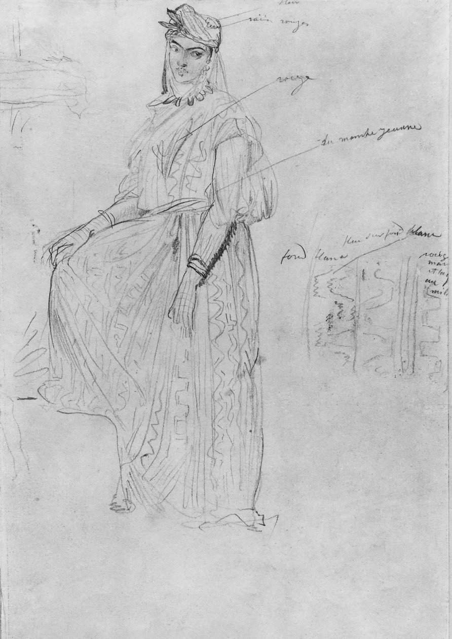 Mulher mourisca de Théodore Chassériau