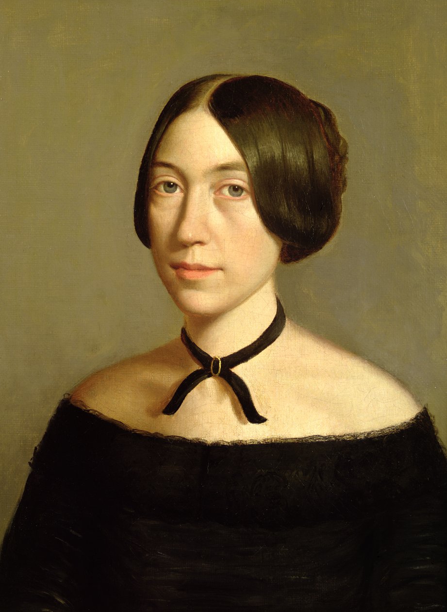 Retrato da Madame Victor Mottez, c.1840 de Théodore Chassériau