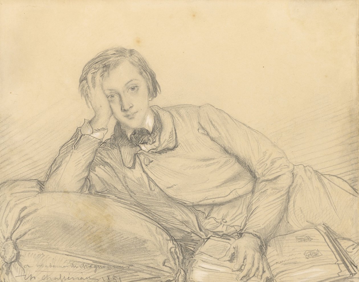 Retrato de Raymond de Magnoncourt de Théodore Chassériau